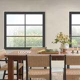 LEDOW P85 Vinyl Fixed Windows for Villas, Offices & Apartments | Energy-Efficient Picture Windows USA