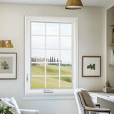 LEDOW P85 Vinyl Crank-Out Casement Window for Villas, Residential & Commercial Projects, North America