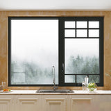 LEDOW P85 Vinyl Crank-Out Casement Window for Villas, Residential & Commercial Projects, North America