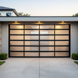 LEDOW Aluminum Garage Door for Residential & Commercial Buildings | Durable, Insulated, Modern Design