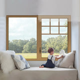 LEDOW P85 Vinyl Crank-Out Casement Window for Villas, Residential & Commercial Projects, North America