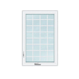 LEDOW P85 Vinyl Crank-Out Casement Windows for Homes & Commercial Buildings, Energy-Efficient USA Market