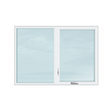 LEDOW P85 Vinyl Crank-Out Casement Windows for Homes & Commercial Buildings, Energy-Efficient USA Market