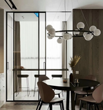 LEDOW Aluminum Interior Glass Sliding Door for Offices, Apartments & Modern Commercial Spaces