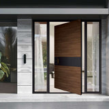 LEDOW Aluminum Pivot Entry Door for Luxury Villas, Commercial Buildings & Modern Residences