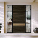 LEDOW Aluminum Entry Door for Residential & Commercial Buildings | Secure, Durable Front Entrance System