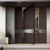 LEDOW Aluminum Pivot Entry Door for Luxury Villas, Commercial Buildings & Modern Residences