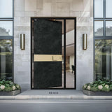LEDOW Aluminum Pivot Entry Door for Luxury Villas, Commercial Buildings & Modern Residences