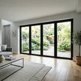 LEDOW Aluminum Bi-Fold Doors – For Restaurants, Hotels & Modern Offices – Heavy-Duty Thermal Break, USA/Canada Code