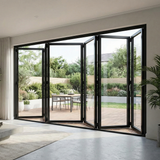 LEDOW Aluminum Bi-Fold Doors – For Restaurants, Hotels & Modern Offices – Heavy-Duty Thermal Break, USA/Canada Code