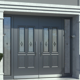 LEDOW Aluminum Entry Door for Residential & Commercial Buildings | Durable, Secure Front Entry Solution