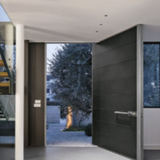 LEDOW Aluminum Entry Door for Residential & Commercial Buildings | Durable, Secure Front Entry Solution