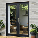 LEDOW C85 Slimline Aluminum Swing Door for Luxury Homes & Commercial Projects in North America
