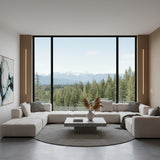 LEDOW S8520 Slimline Fixed Windows for Luxury Villas & Commercial Facades | Large View Glazing
