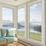 LEDOW P80 Vinyl Single Hung Windows for Residential & Commercial Buildings | USA Canada
