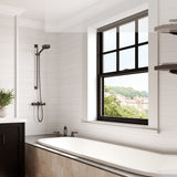 LEDOW P80 Vinyl Single Hung Windows for Residential & Commercial Buildings | USA Canada