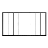 LEDOW Aluminum Interior Glass Sliding Door for Offices, Apartments & Modern Commercial Spaces